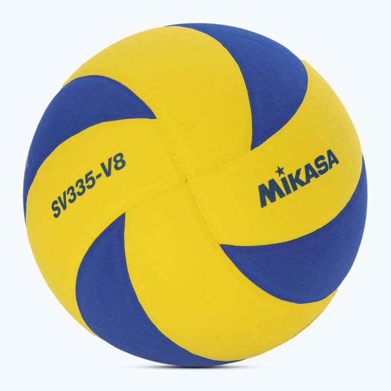Tinklinio kamuolys sniege Mikasa SV335-V8 yellow/blue dydis 5 2