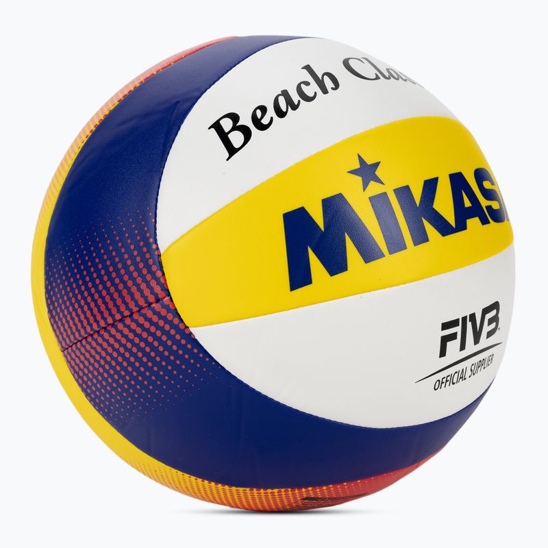 Mikasa tinklinio kamuolys BV552C baltas/mėlynas/geltonas/oranžinis 5 dydis 2