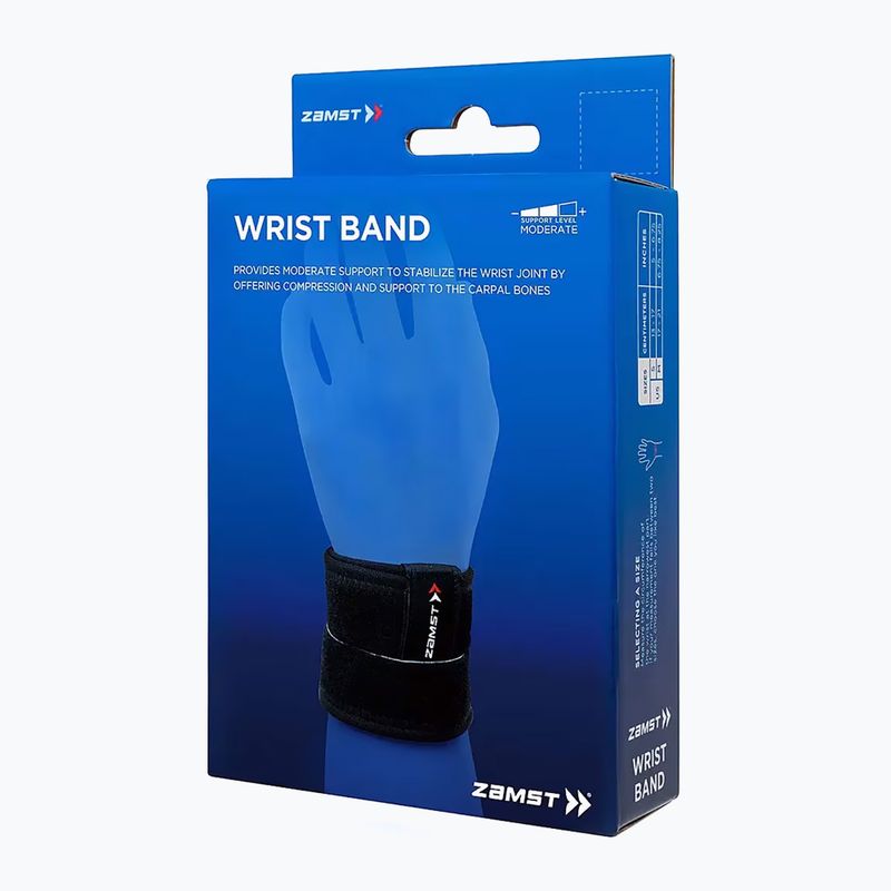 Riešo stabilizatorius Zamst Wrist Band juodas 2
