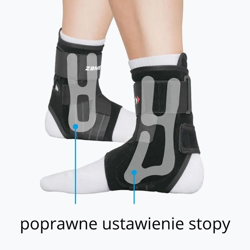 Zamst A1 Ankle Kairės čiurnos stabilizatorius juodas 470811 7