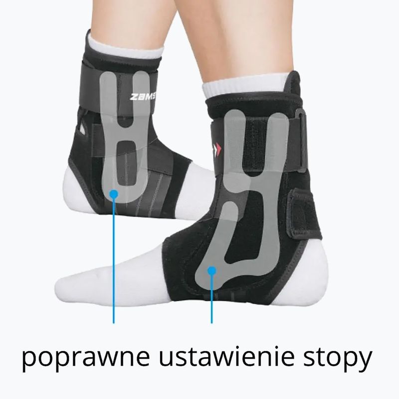 Zamst A1 Ankle Dešinysis čiurnos stabilizatorius juodas 470804 3