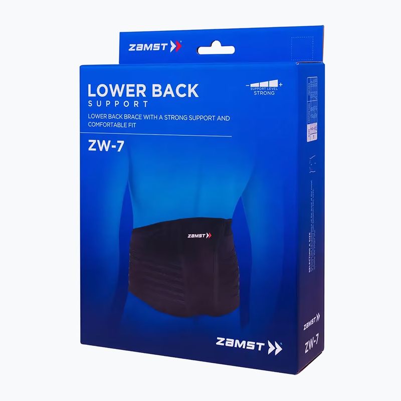 Nugaros stabilizatorius Zamst ZW-7 juodas 4