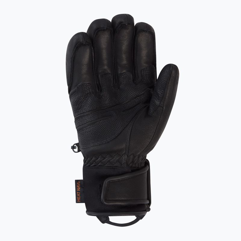 Vyriškos slidinėjimo pirštinės Descente 5 Finger Leather black 2