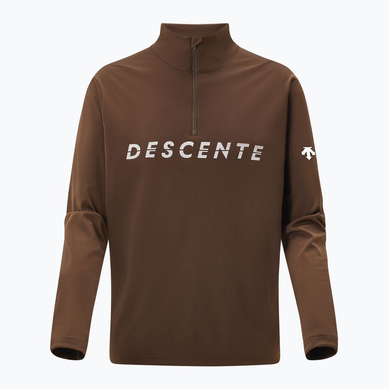 Vyriškas džemperis Descente Chest Logo T-Neck bark brown