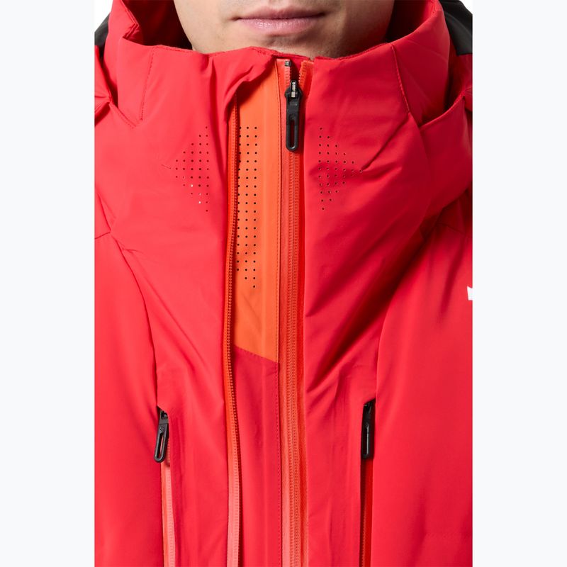 Vyriška slidinėjimo striukė Descente Hybrid Down mandarin orange/ electric red 2