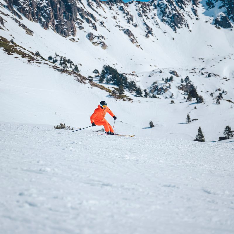 Vyriška slidinėjimo striukė Descente Straight Line mandarin orange 5