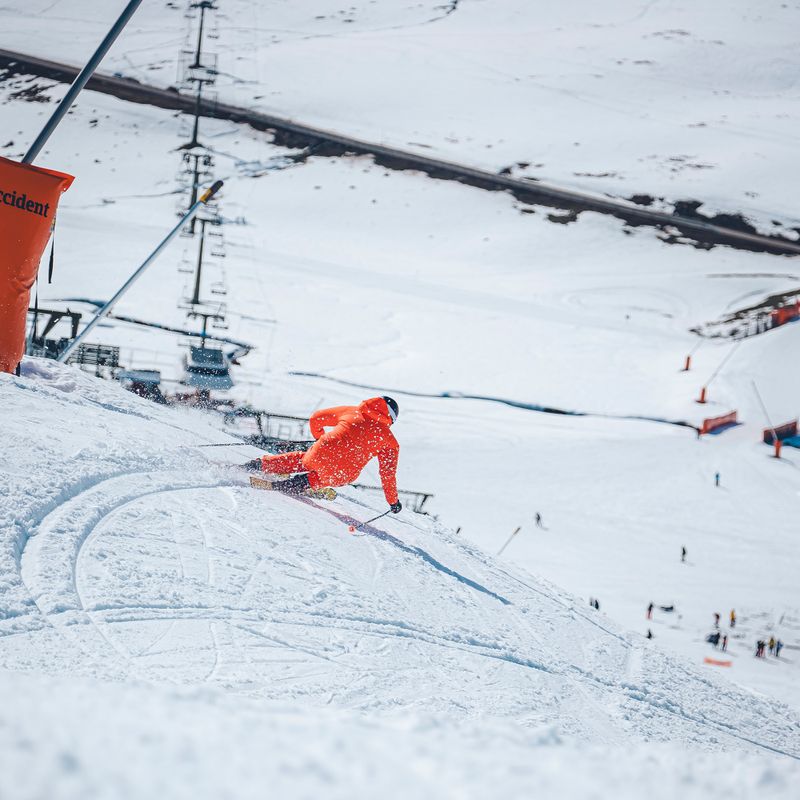 Vyriška slidinėjimo striukė Descente Straight Line mandarin orange 6