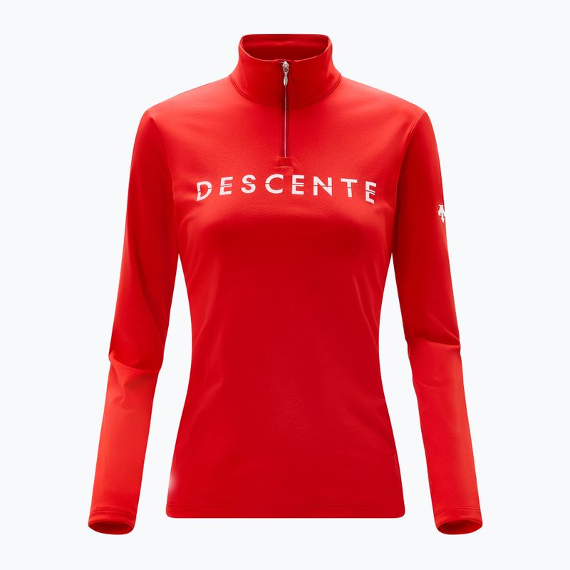 Moteriškas džemperis Descente Chest Logo T-Neck electric red