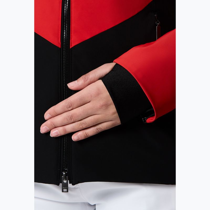 Moteriška slidinėjimo striukė Descente Shoulder Shirring electric red 6