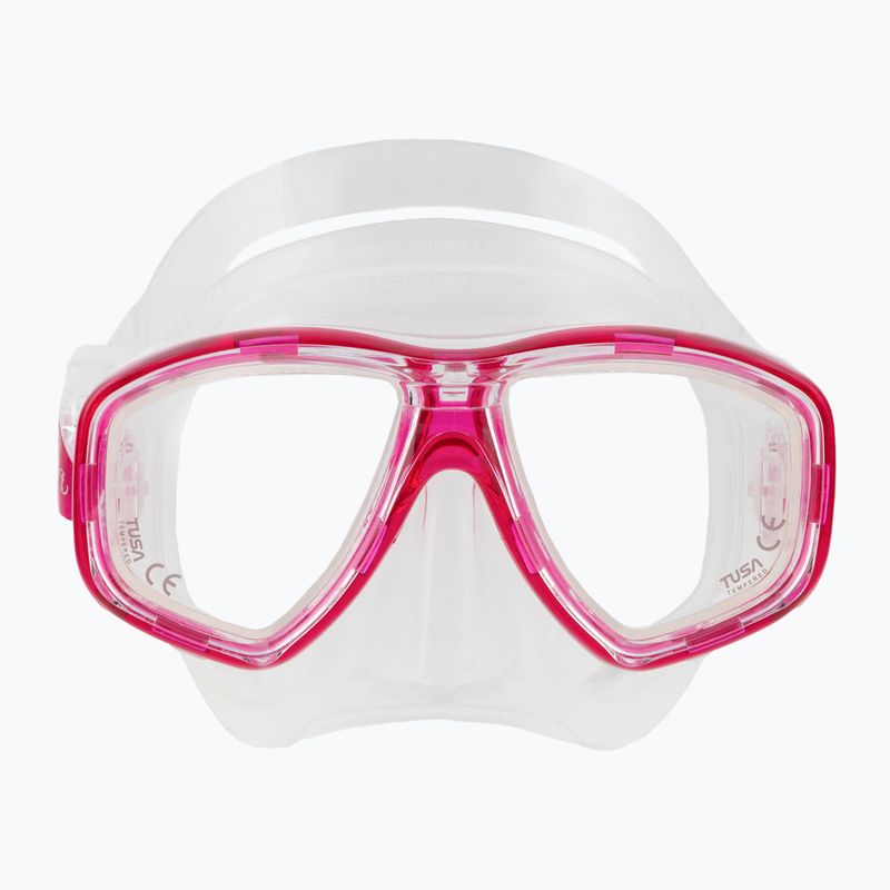 TUSA Ceos nardymo kaukė Pink Clear 212 2