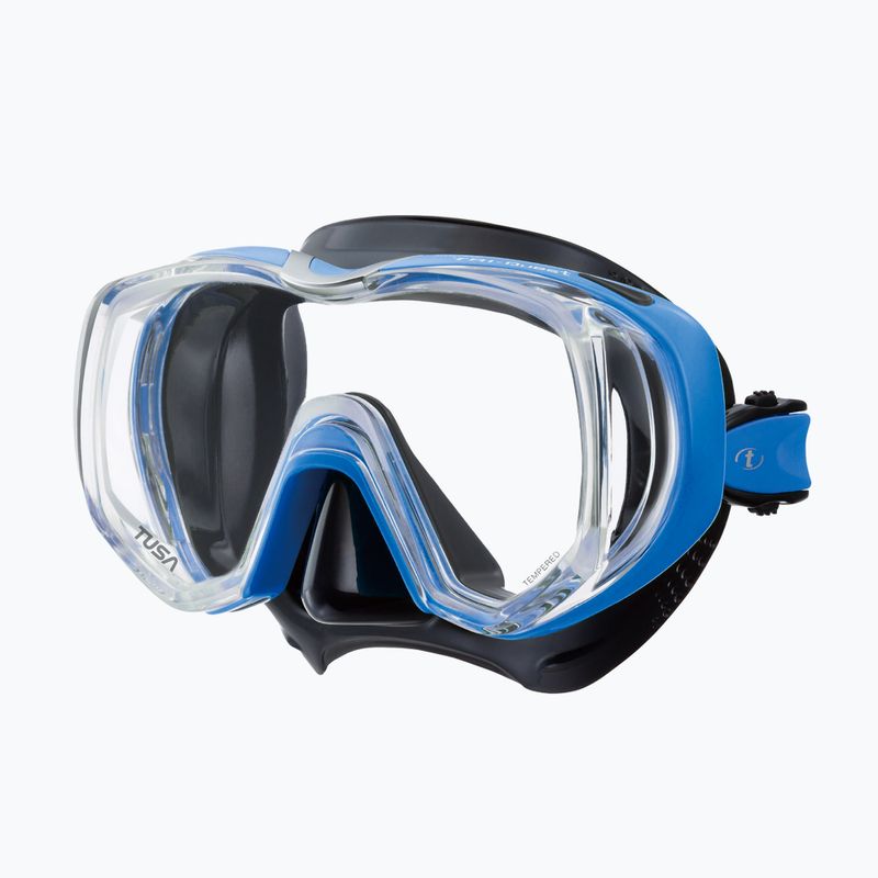 TUSA Tri-Quest Fd nardymo kaukė juoda/mėlyna M-3001