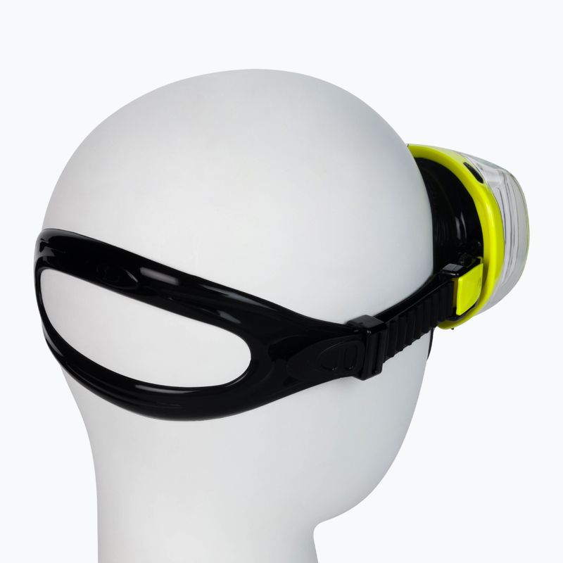 TUSA Tri-Quest Fd kaukė nardymo kaukė juoda ir geltona M-3001 3