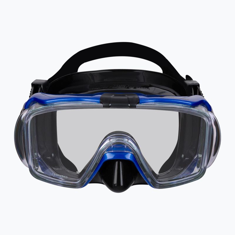 TUSA Visio Tri-Ex nardymo kaukė juodai mėlyna UM-31 2