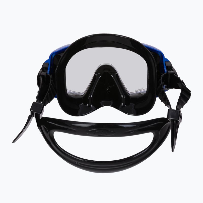 TUSA Visio Tri-Ex nardymo kaukė juodai mėlyna UM-31 5