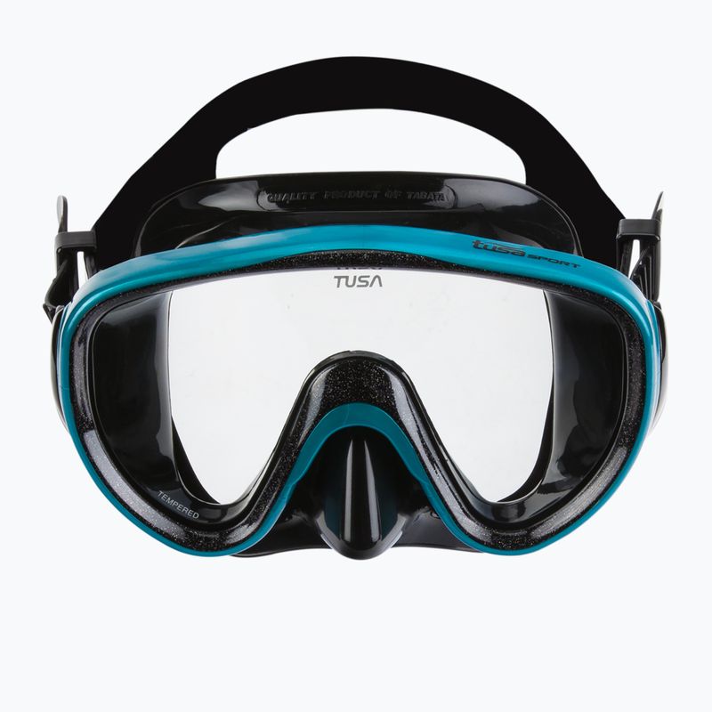 TUSA Sportmask nardymo kaukė juoda/mėlyna UM-16QBFB 2