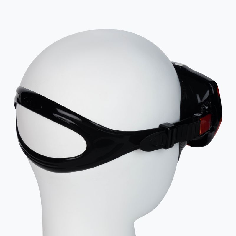 TUSA Freedom Elite nardymo kaukė juoda-oranžinė M1003QB EO 3