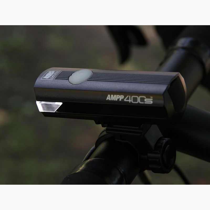Priekinis dviračio žibintas Cateye AMPP 400S HL-EL084SRC black 5