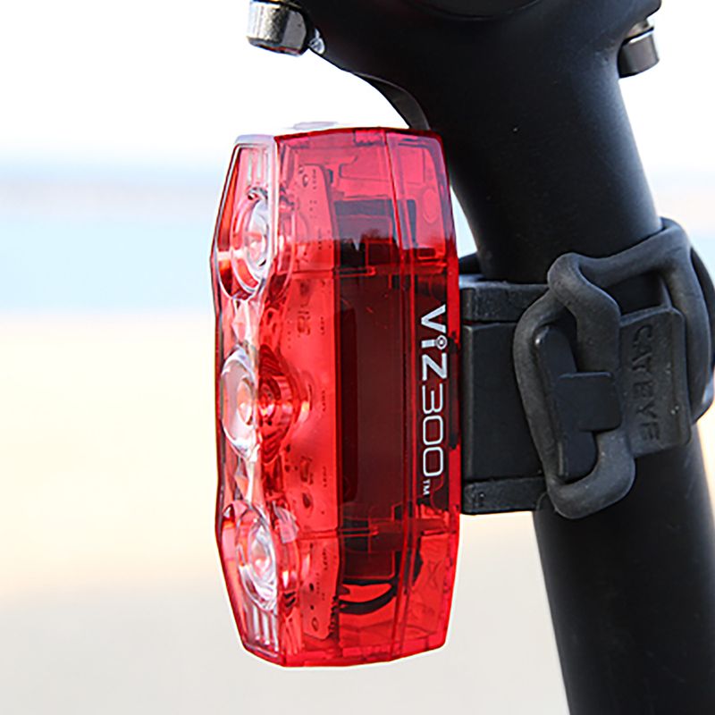 Galinė dviračio lempa CatEye TL-LD810 VIZ300 USB-C red 4