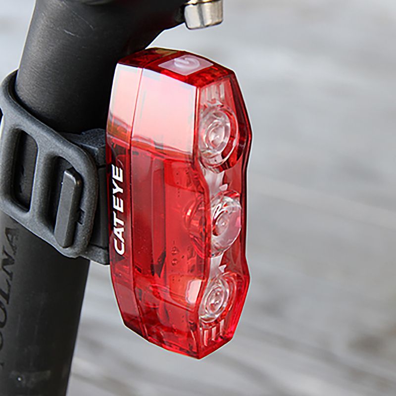 Galinė dviračio lempa CatEye TL-LD810 VIZ300 USB-C red 5