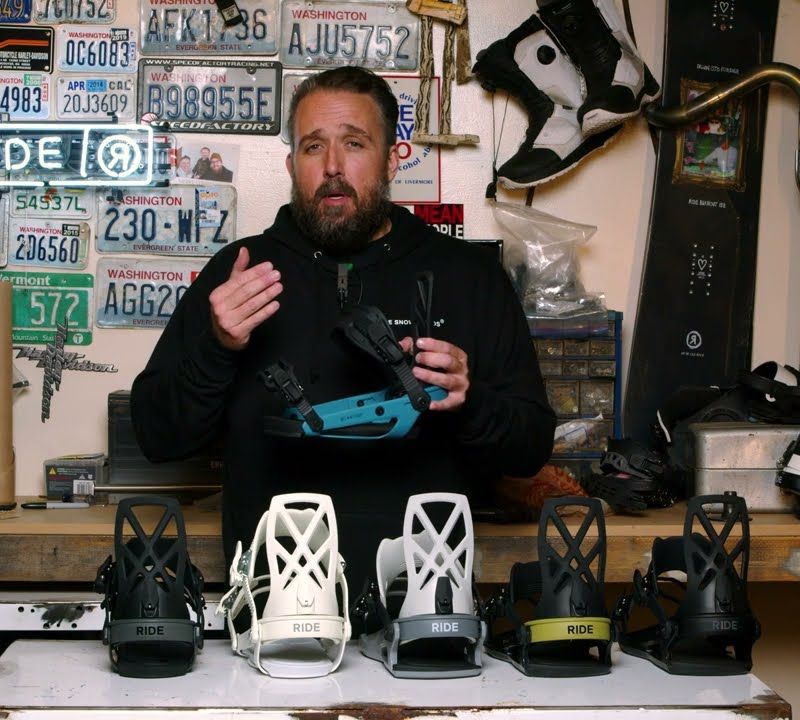 Vyriški snieglenčių surišimo diržai RIDE C-4 black 12G1007 11