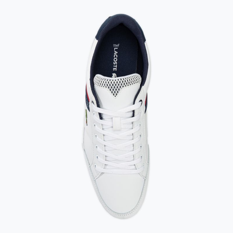Lacoste vyriški batai 40CMA0067 white/navy/red 5