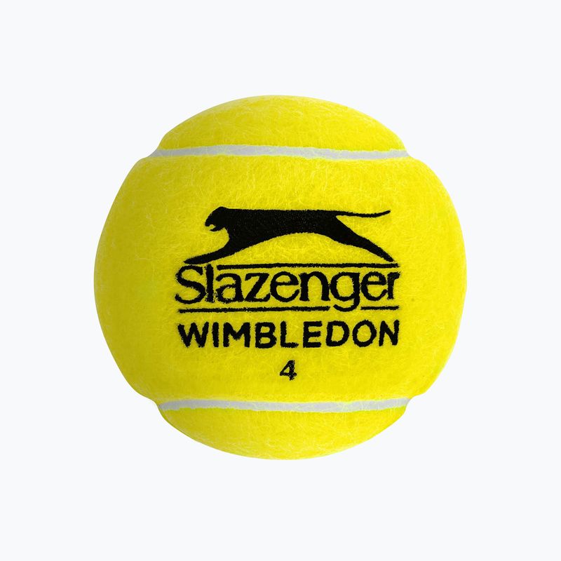 Slazenger Wimbledon teniso kamuoliukai 4 vnt. geltoni 340940 3