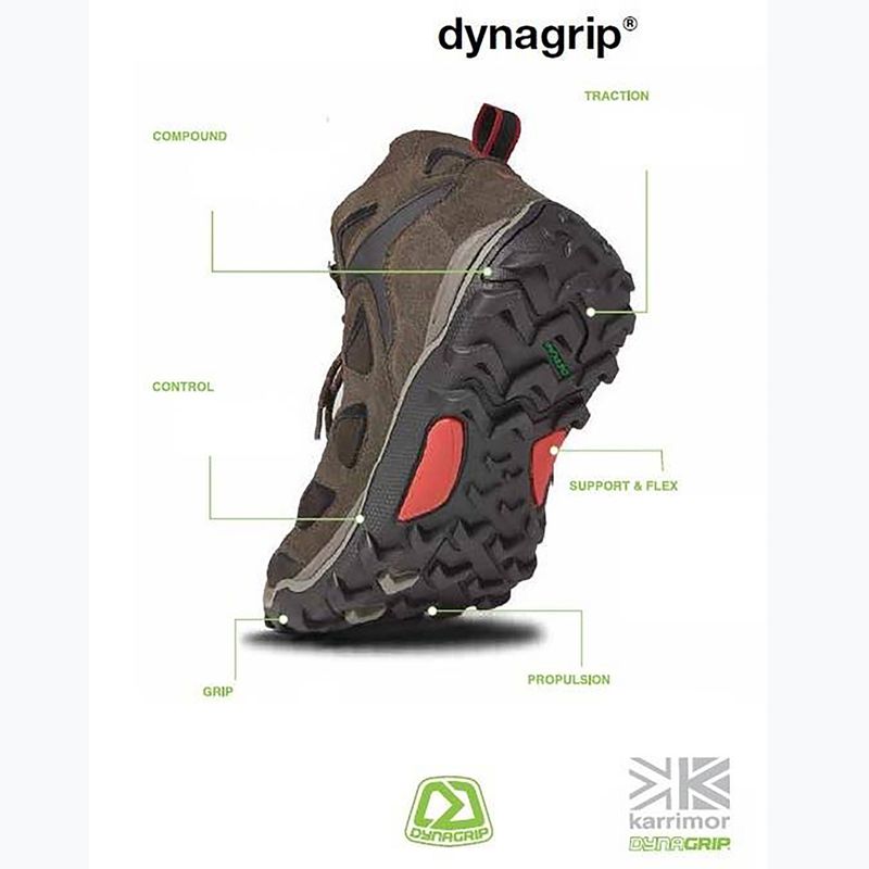 Vyriški žygio batai Karrimor Mendip 3 CH chocolate 7