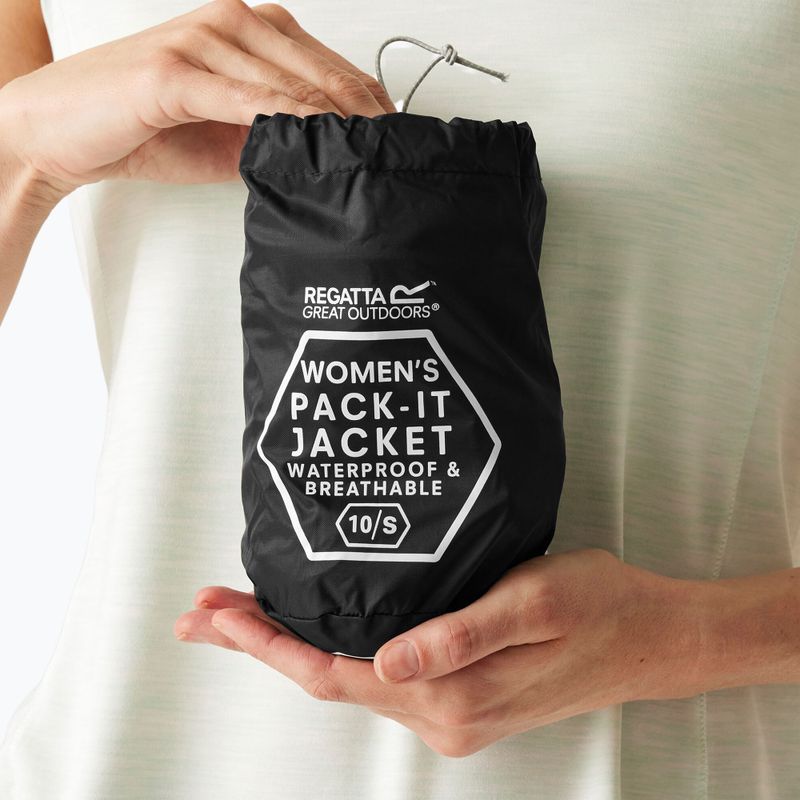 Moteriška lietpaltė REGATTA Pack-It III black 6