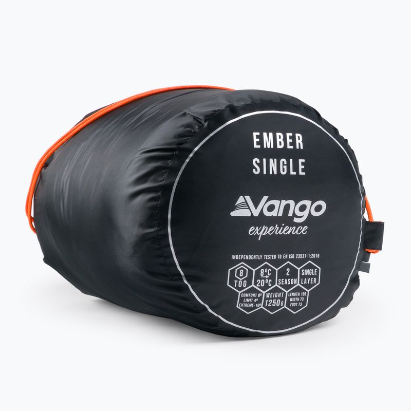 Vango Ember vienvietis miegmaišis juodas SBQEMBER B05TJ8 7