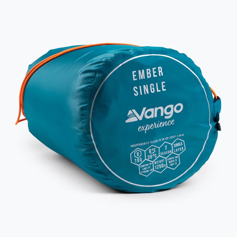 Vango Ember vienvietis miegmaišis mėlynas SBQEMBER B36TJ8 5