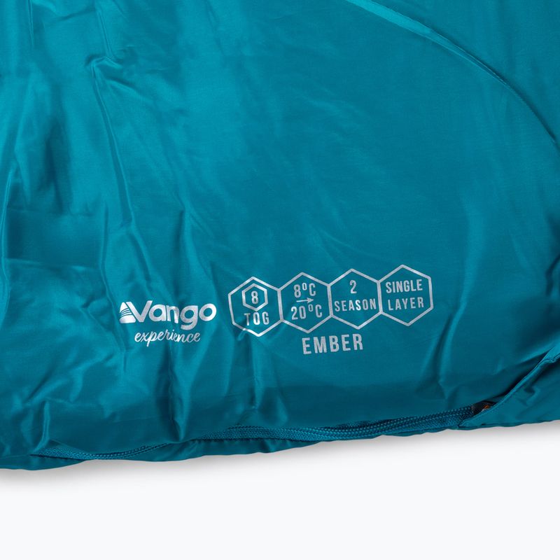 Vango Ember vienvietis miegmaišis mėlynas SBQEMBER B36TJ8 7
