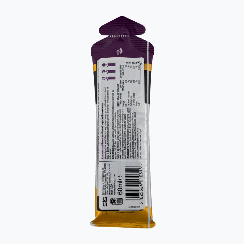 Science in Sport GO Izotoninio gelio paketėlis 60ml juodųjų serbentų SIS131044 2