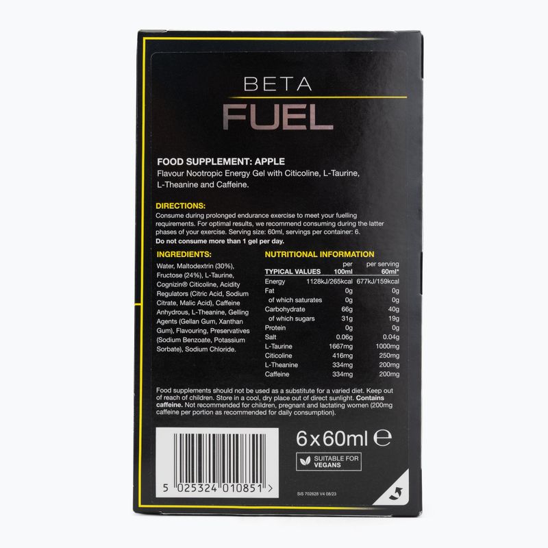 Energetinių gelių rinkinys Science in Sport Beta Fuel Energy + Nootropics 6 x 60 ml apple 2