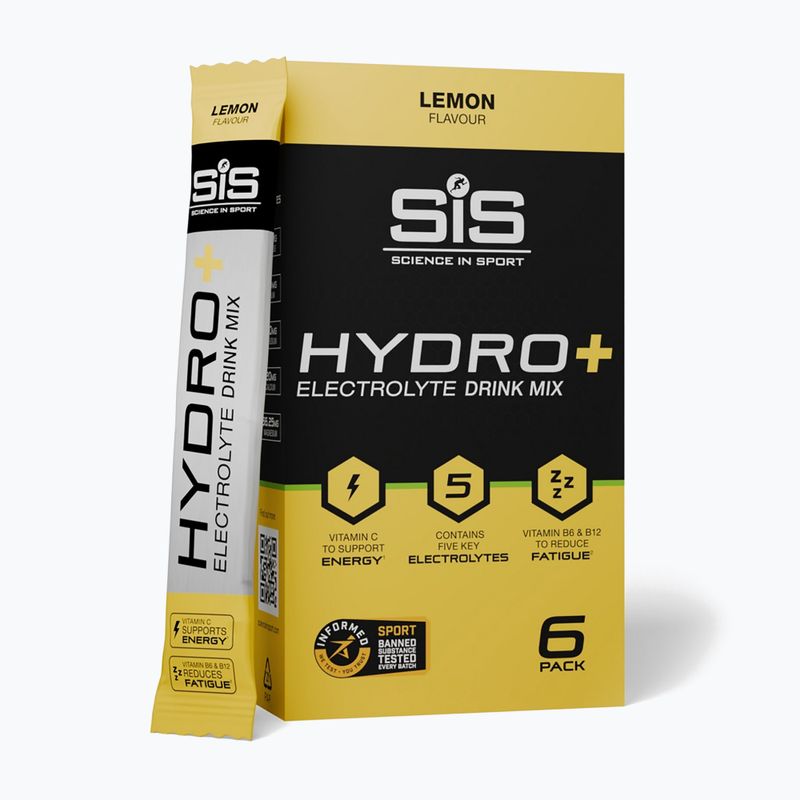 Izotoninis gėrimas miltelių pavidalu Science in Sport GO Hydro+ 6 x 4,5 g lemon