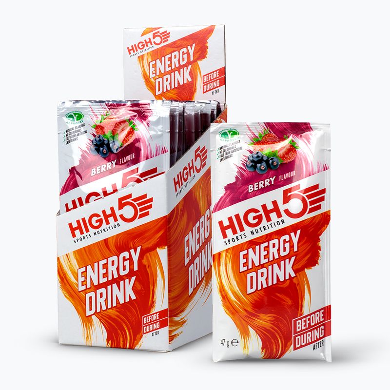 Izotoninis gėrimas miltelių pavidalu HIGH5 Energy 47 g berry