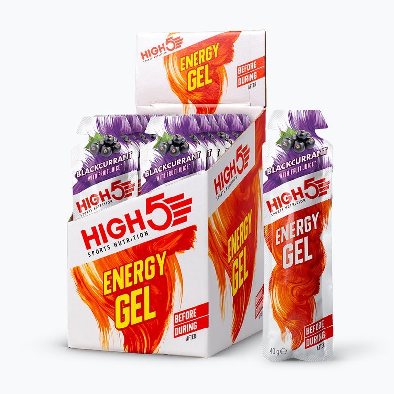 Energijos gelis HIGH5 Energy 40 g juodųjų serbentų