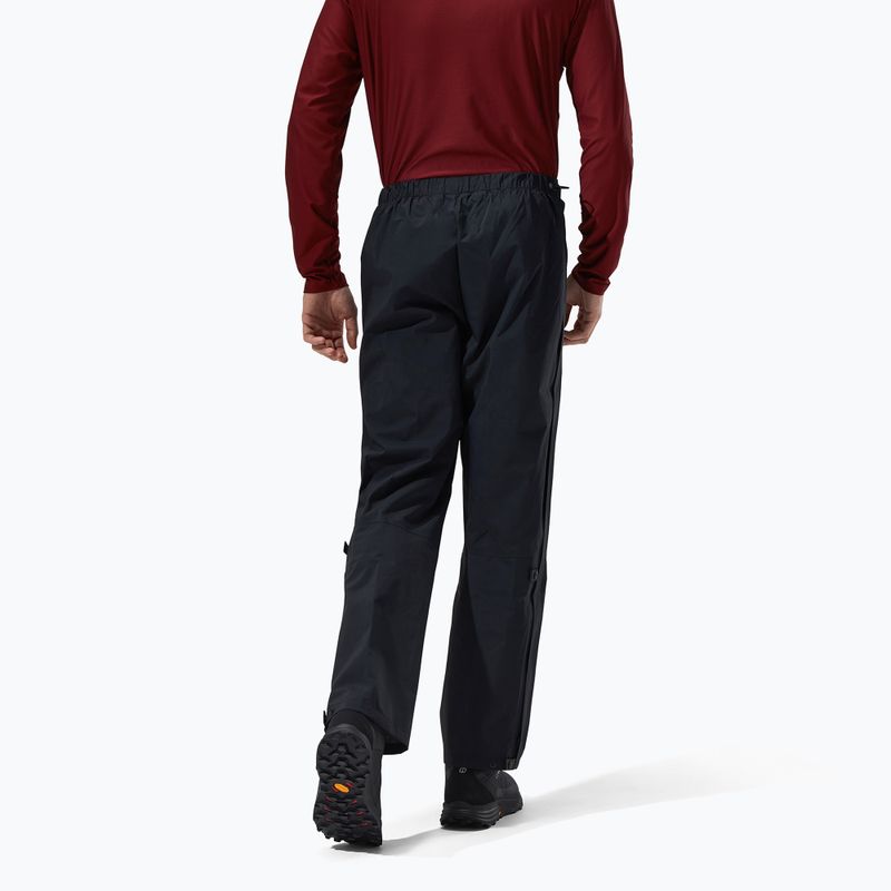 Vyriškos kelnės nuo lietaus Berghaus Paclite black 2