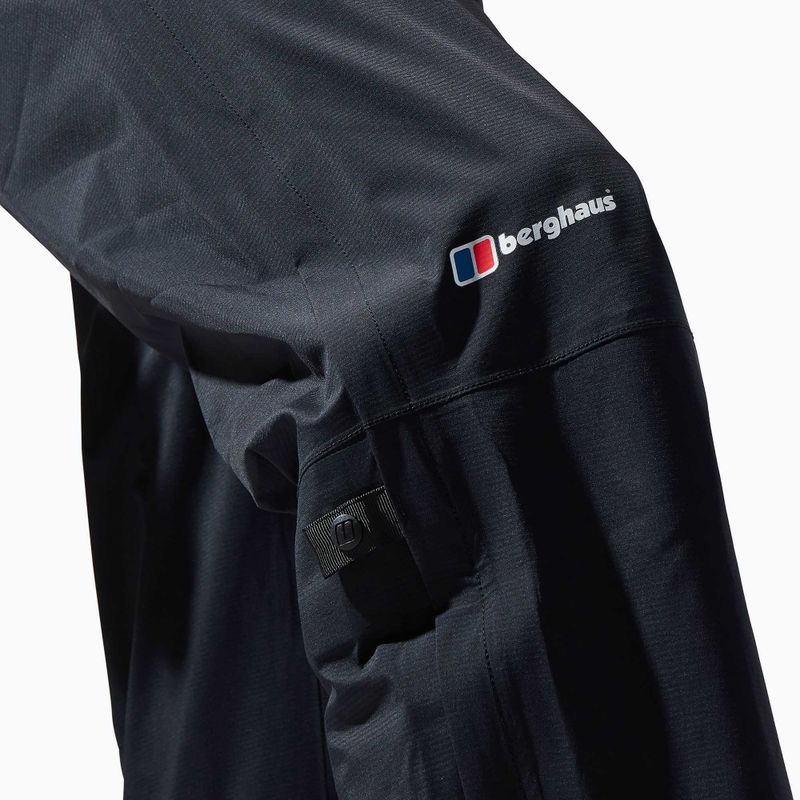 Vyriškos kelnės nuo lietaus Berghaus Paclite black 7