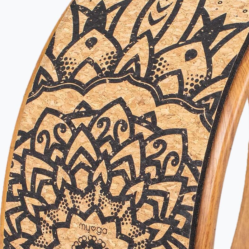 Joga ratas Myga Brown mandala 3
