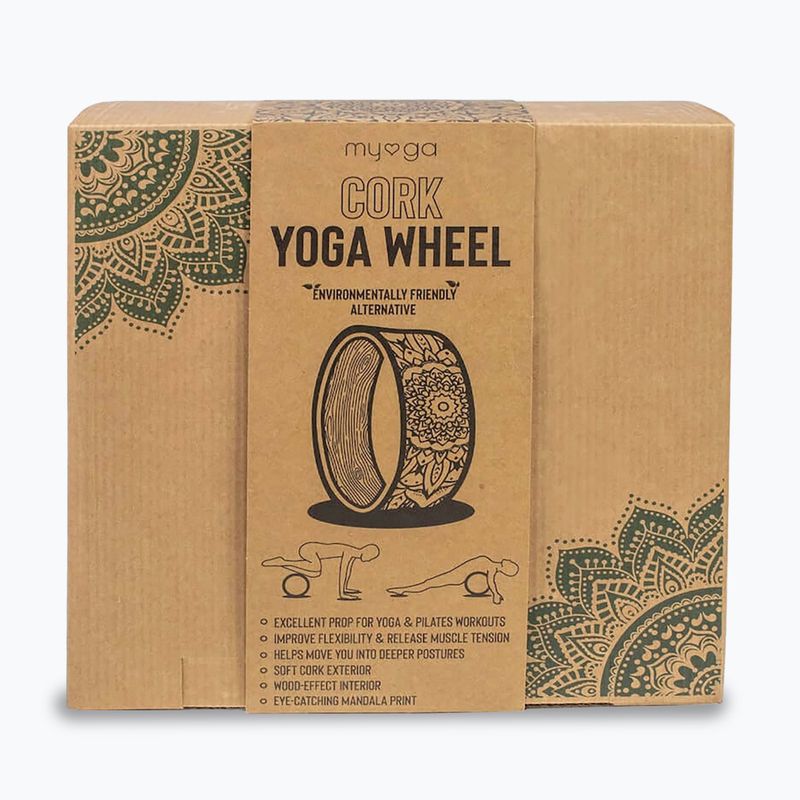 Joga ratas Myga Brown mandala 5