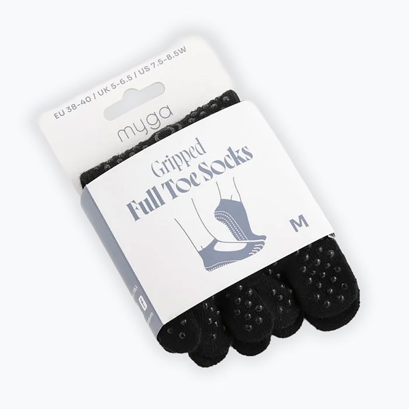 Kojinės Myga Toe black 7