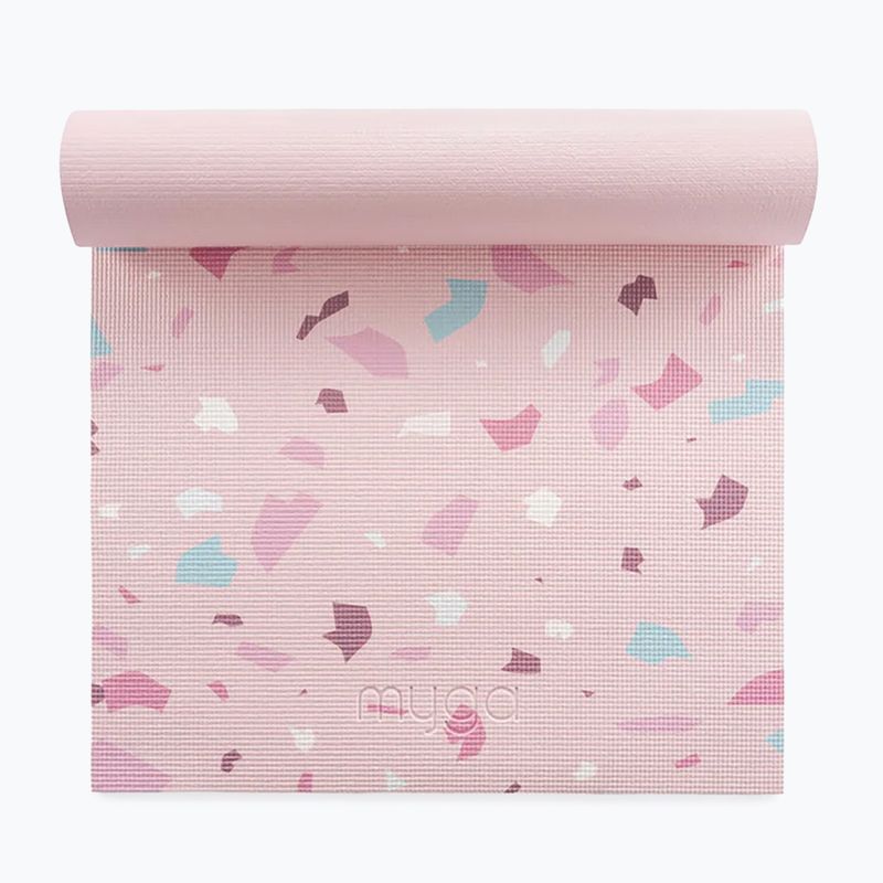 Jogos rinkinys Myga Terrazzo Yoga Set mat + block + strap purple 13