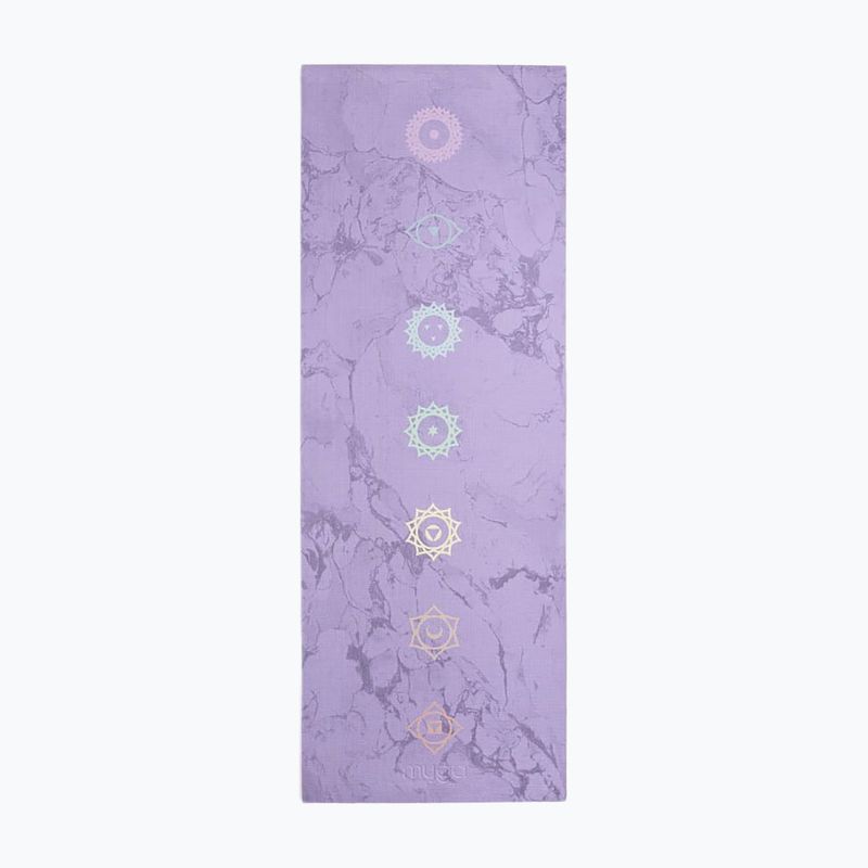 Jogos rinkinys Myga Chakra Yoga Set mat + block + purple strap 4