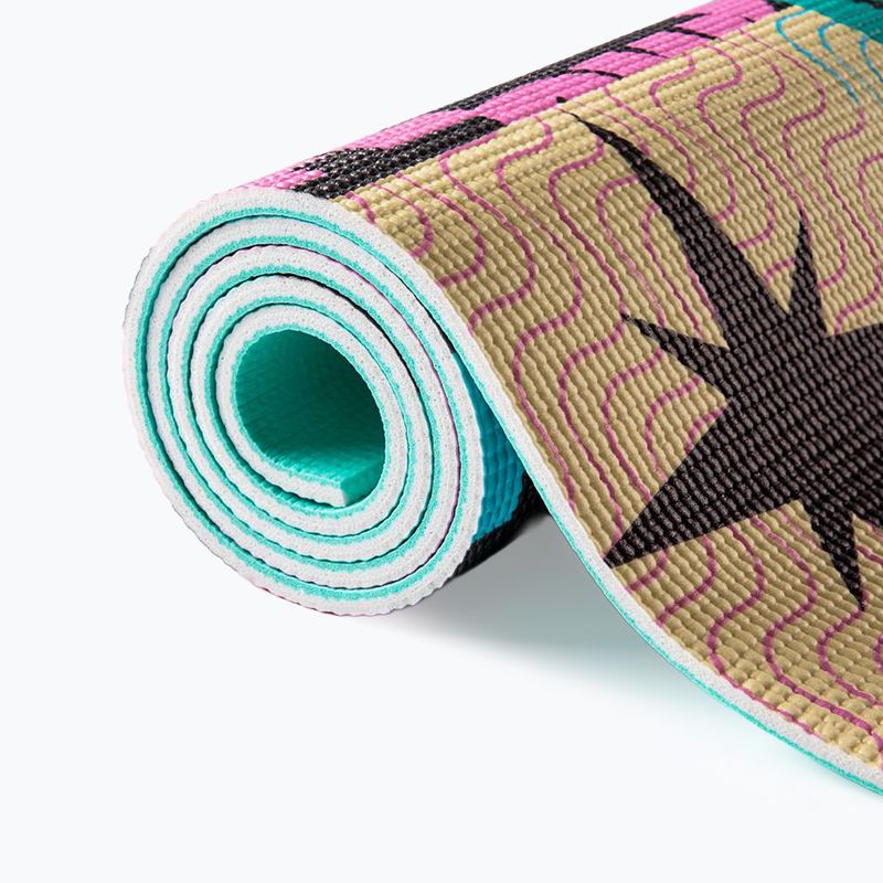 Jogos rinkinys Myga Spirit Yoga Set mat + block + turquoise strap 18