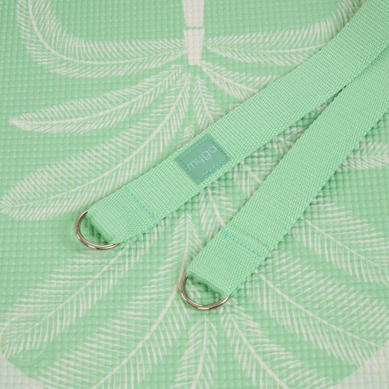 Jogos rinkinys Myga Sage Palm Yoga Set mat + block + green strap 8