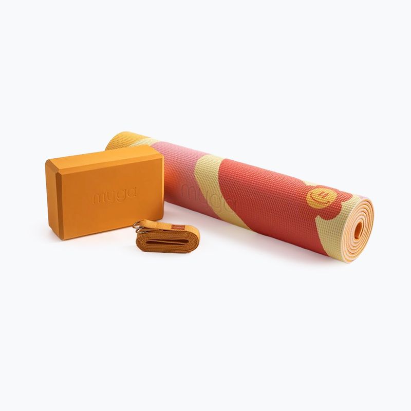 Jogos reikmenų rinkinys Myga Groovy Yoga Set yellow 2