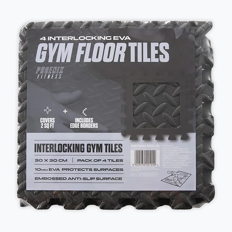 Apsauginėis kilimėlis Phoenix Fitness RY2581 4 elementy black 6