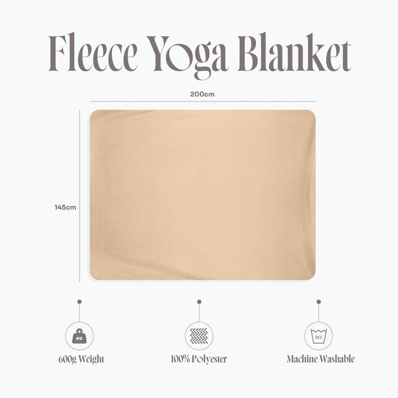 Jogos kilimėlis Myga Fleece sand 10