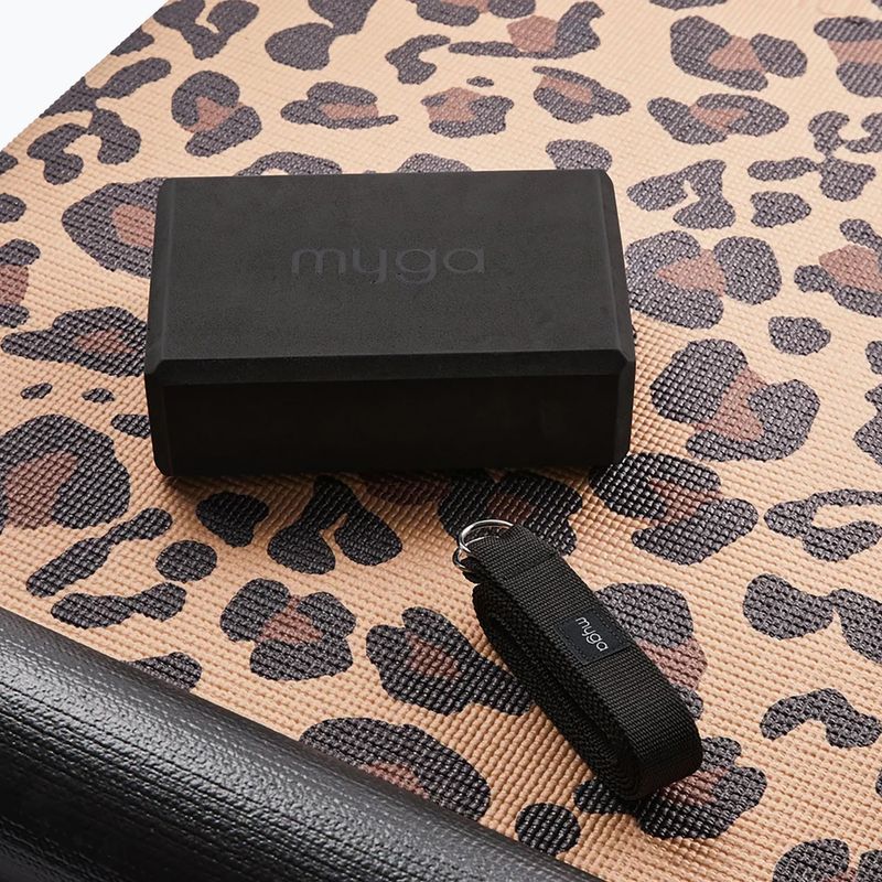 Jogos reikmenų rinkinys Myga Leopard Yoga Set brown 4