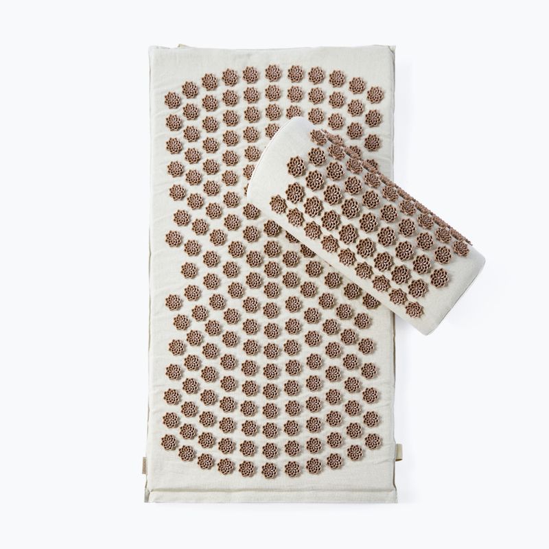 Akupresūrinis kilimėlis Myga RY2687 beige 4